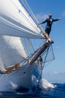 2015 St Barths Bucket Regatta Elena of London, Schooner, Herreshoff, Naval Marin, 41, 5Day 1