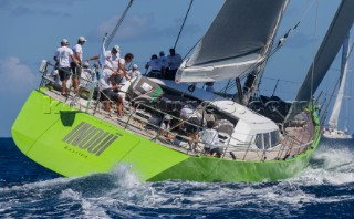 2015 St Barths Bucket Regatta INOUI,  Sloop,  108 ft,  Class: A,  Designer: Briand,  Builder: Green Marine / VittersDay 1