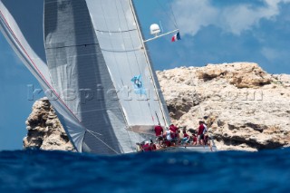 2015 St Barths Bucket Regatta DRUMFIRE,  Sloop,  79 ft,  Class: B,  Designer: Bloemsma,  Builder: BloemsmaDay2