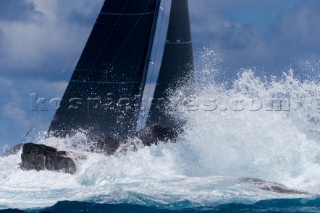 2015 St Barths Bucket Regatta INOUI,  Sloop,  108 ft,  Class: A,  Designer: Briand,  Builder: Green Marine / VittersDay 3