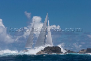 2015 St Barths Bucket Regatta Zenji, Ketch, Perini Navi, Holland, 56, 0Day 3