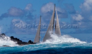 2015 St Barths Bucket Regatta  Zenji, Ketch, Perini Navi, Holland, 56, 0Day 3