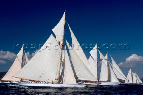 SaintTropez 06 10 2006Les Voiles de SaintTropez 2006 LULWORTH TUIGA ALTAIR  at the start