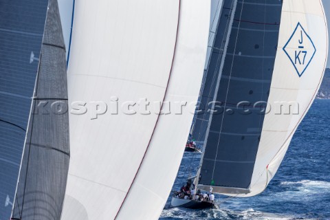 VELSHEDA Sail n JK7 Owner TARBAT INVESTMENTS Lenght 3950 Model J ClassRAINBOW Sail n JH2 Owner SPF J