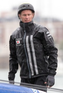 Louis Vuitton Americas Cup World Series Portsmouth Final Practice Day 24 July 2015 Chris Draper Soft Bank TEAM JAPAN