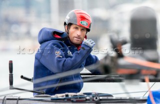 Louis Vuitton Americas Cup World Series Portsmouth Final Practice Day 24 July 2015 Sir Ben Ainslie Land Rover BAR Land Rover BAR