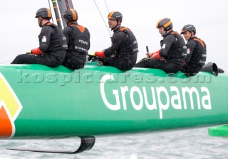 Louis Vuitton Americas Cup World Series Portsmouth Final Practice Day 24 July 2015 GROUPAMA Sailing Team