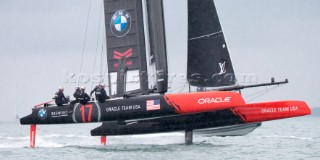 Louis Vuitton Americas Cup World Series Portsmouth Final Practice Day 24 July 2015 ORACLE Team USA