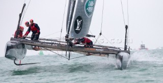 Louis Vuitton Americas Cup World Series Portsmouth Final Practice Day 24 July 2015 Land Rover BAR