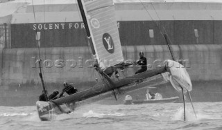 Louis Vuitton Americas Cup World Series Portsmouth Final Practice Day 24 July 2015 GROUPAMA Sailing Team