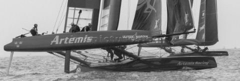 Louis Vuitton Americas Cup World Series Portsmouth Final Practice Day 24 July 2015 Artemis Racing