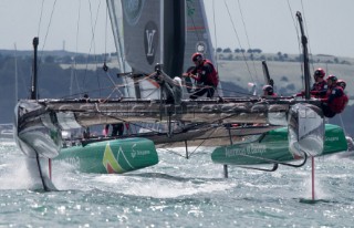 GROUPAMA Sailing Team Louis Vuitton Americas Cup World Series Day 2