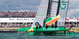 GROUPAMA Sailing Team Louis Vuitton Americas Cup World Series Day 2