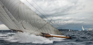 2015 Les Voiles de St Tropez. THE LADY ANNE, Sail n: D10, Class: 15MJI, Type/Year: 15 M JI AURIQUE/1905, Designer: WILLIAM FIFE