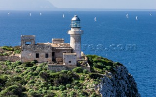 Fleet passing Levanzo Island