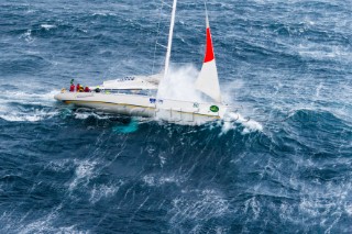 BRINDABELLA, Sail No: 10000, Bow No: 80, Owner: Jim Cooney, Skipper: Jim Cooney, Design: Jutson 80, LOA (m): 24.1, State: NSW off Tasman Island; Rolex Sydney Hobart Race