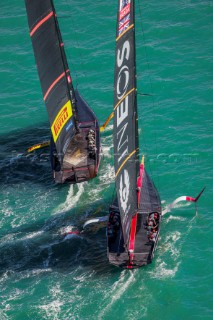 17/12/20 - Auckland (NZL)36th Americaâ€™s Cup presented by PradaRace Day 1Ineos Team UK, Luna Rossa Prada Pirelli Team