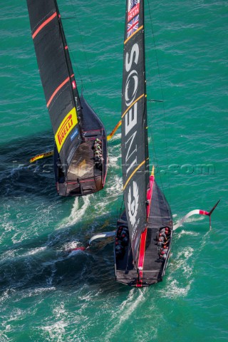 171220  Auckland NZL36th Americas Cup presented by PradaRace Day 1Ineos Team UK Luna Rossa Prada Pir