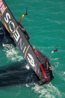 17/12/20 - Auckland (NZL)36th Americaâ€™s Cup presented by PradaRace Day 1Ineos Team UK, Luna Rossa Prada Pirelli Team