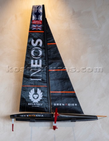 MODEL of Team INEOS AC75