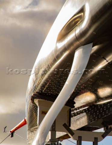 Shore Team crane launch INEOS foil arm joint