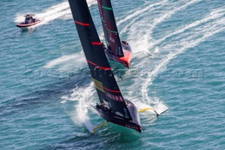 15/12/20 - Auckland (NZL)36th Americaâ€™s Cup presented by PradaPractice Races - Day 3Luna Rossa Prada Pirelli Team, Emirates Team New Zealand