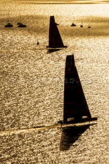 19/12/20 - Auckland (NZL)36th Americaâ€™s Cup presented by PradaRace Day 3Luna Rossa Prada Pirelli Team, Emirates Team New Zealand