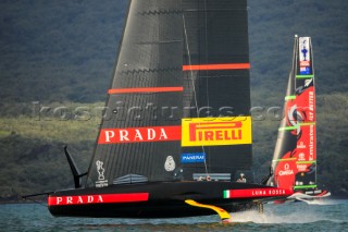 19/12/20 - Auckland (NZL)36th Americaâ€™s Cup presented by PradaRace Day 3Luna Rossa Prada Pirelli Team, Emirates Team New Zealand