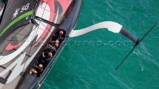 19/12/20 - Auckland (NZL)36th Americaâ€™s Cup presented by PradaRace Day 3Emirates Team New Zealand