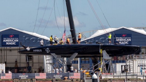 141220  Auckland NZL36th Americas Cup presented by PradaDockside shore teamNew York Yacht Club Ameri