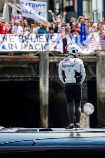 27/01/21 - Auckland (NZL)36th Americaâ€™s Cup presented by PradaPRADA Cup 2021 - DocksideSupporters at New York Yacht Club American Magic Base, Terry Hutchinson (Skipper & Executive Director - New York Yacht Club American Magic)