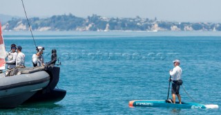 27/01/21 - Auckland (NZL)36th Americaâ€™s Cup presented by PradaPRADA Cup 2021 - Training DayNew York Yacht Club American Magic and Chris Dickson