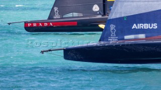 11/01/21 - Auckland (NZL)36th Americaâ€™s Cup presented by PradaPRADA Cup 2021 - Training Day 1New York Yacht Club American Magic, Luna Rossa Prada Pirelli Team