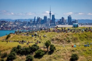 15/01/21 - Auckland (NZL)36th Americaâ€™s Cup presented by PradaPRADA Cup 2021 - Round Robin 1Spectators on North Head