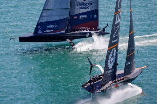 15/01/21 - Auckland (NZL)36th Americaâ€™s Cup presented by PradaPRADA Cup 2021 - Round Robin 1Ineos Team UK, New York Yacht Club American Magic