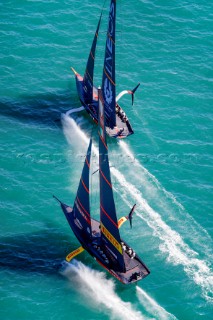 15/01/21 - Auckland (NZL)36th Americaâ€™s Cup presented by PradaPRADA Cup 2021 - Round Robin 1Luna Rossa Prada Pirelli Team, Ineos Team UK