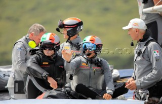 23/01/21 - Auckland (NZL)36th Americaâ€™s Cup presented by PradaPRADA Cup 2021 - Round Robin 3Luna Rossa Prada Pirelli TeamJimmy Spithill and Francesco Bruni