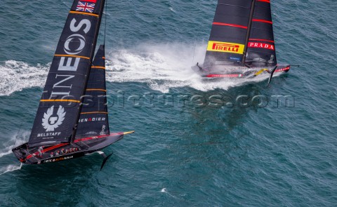 230121  Auckland NZL36th Americas Cup presented by PradaPRADA Cup 2021  Round Robin 3Ineos Team UK L