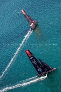 23/01/21 - Auckland (NZL)36th Americaâ€™s Cup presented by PradaPRADA Cup 2021 - Round Robin 3Luna Rossa Prada Pirelli Team, Ineos Team UK