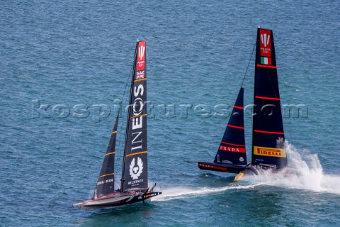 230121  Auckland NZL36th Americas Cup presented by PradaPRADA Cup 2021  Round Robin 3Ineos Team UK L