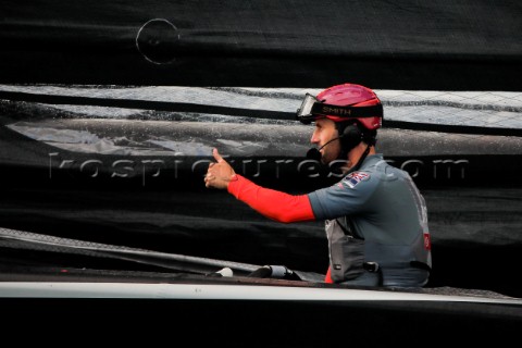 230121  Auckland NZL36th Americas Cup presented by PradaPRADA Cup 2021  Round Robin 3Ben Ainslie Tea