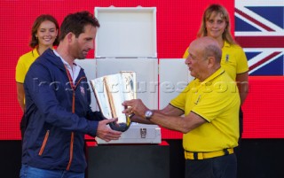 23/01/21 - Auckland (NZL)36th Americaâ€™s Cup presented by PradaPRADA Cup 2021 - Round Robin PrizegivingBen Ainslie (Team Principal & Skipper - Ineos Team UK), Francesco Longanesi Cattani (COR 36)