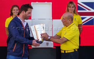 23/01/21 - Auckland (NZL)36th Americaâ€™s Cup presented by PradaPRADA Cup 2021 - Round Robin PrizegivingBen Ainslie (Team Principal & Skipper - Ineos Team UK), Francesco Longanesi Cattani (COR 36)