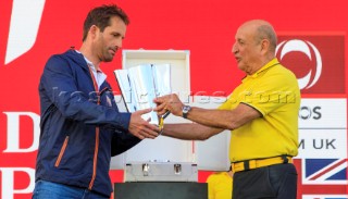 23/01/21 - Auckland (NZL)36th Americaâ€™s Cup presented by PradaPRADA Cup 2021 - Round Robin PrizegivingBen Ainslie (Team Principal & Skipper - Ineos Team UK), Francesco Longanesi Cattani (COR 36)