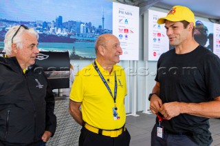 29/01/21 - Auckland (NZL)36th Americaâ€™s Cup presented by PradaPRADA Cup 2021 - DocksideRichie McCaw, Francesco Longanesi Cattani (COR 36), Brad Butterworth (COR 36)