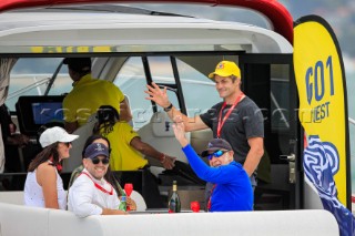 29/01/21 - Auckland (NZL)36th Americaâ€™s Cup presented by PradaPRADA Cup 2021 - Semi Final Day 1Richie McCaw, Spectator Boat