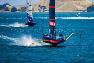 29/01/21 - Auckland (NZL)36th Americaâ€™s Cup presented by PradaPRADA Cup 2021 - Semi Final Day 1Luna Rossa Prada Pirelli Team, New York Yacht Club American Magic