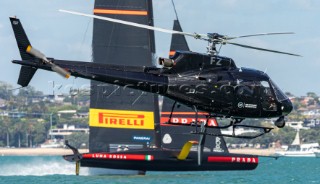 29/01/21 - Auckland (NZL)36th Americaâ€™s Cup presented by PradaPRADA Cup 2021 - Semi Final Day 1Luna Rossa Prada Pirelli Team, TV Helicopter