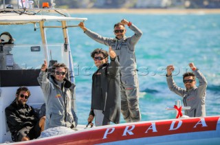 30/01/21 - Auckland (NZL)36th Americaâ€™s Cup presented by PradaPRADA Cup 2021 - Semi Final Day 2Luna Rossa Prada Pirelli Team Support Boat