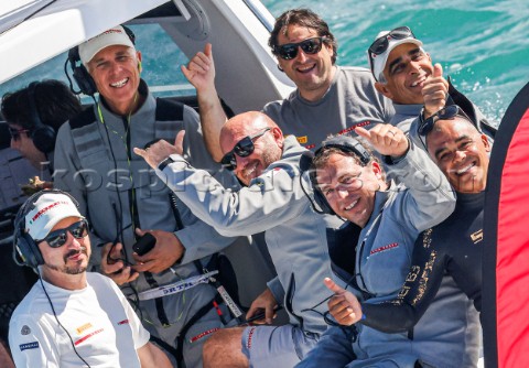 Luna Rossa team crew work